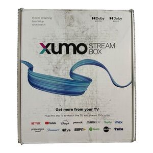 Xumo Stream Box 4K UHD Streaming Device Version 1.1 ESST11AEI Brand New Sealed